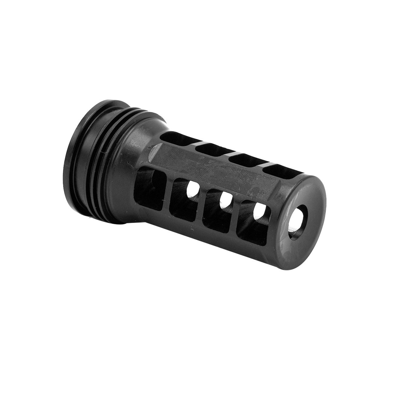 Improve Control with Huxwrx Safety Co QD Muzzle Brake 5/8"-24 tpi for HX-QD ELR - Black - 1646 - Huxwrx Safety Company