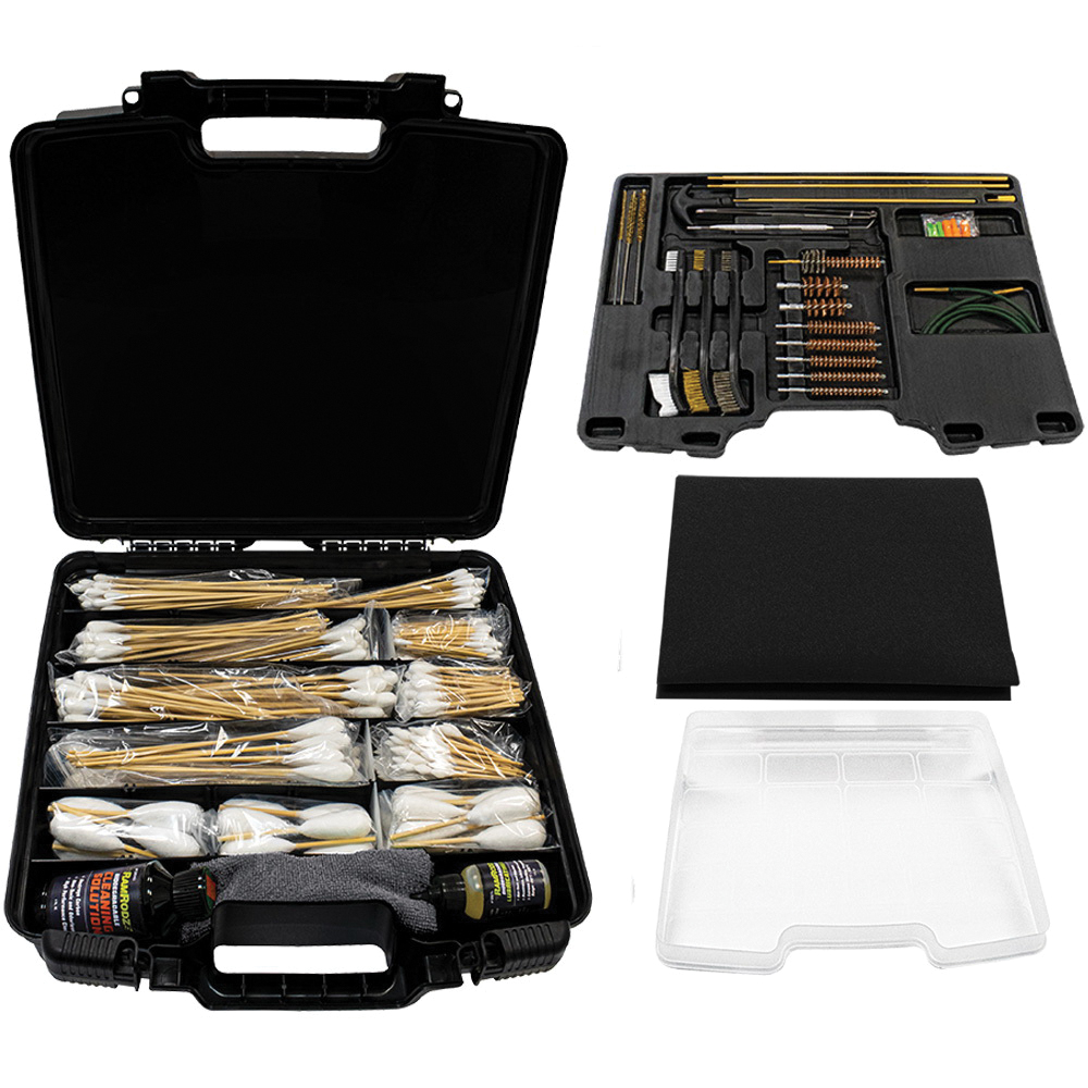 RamRodz Professional Gun Cleaning Master Kit - Black - Comprehensive Firearm Cleaning Kit - 70035 - Ramrodz