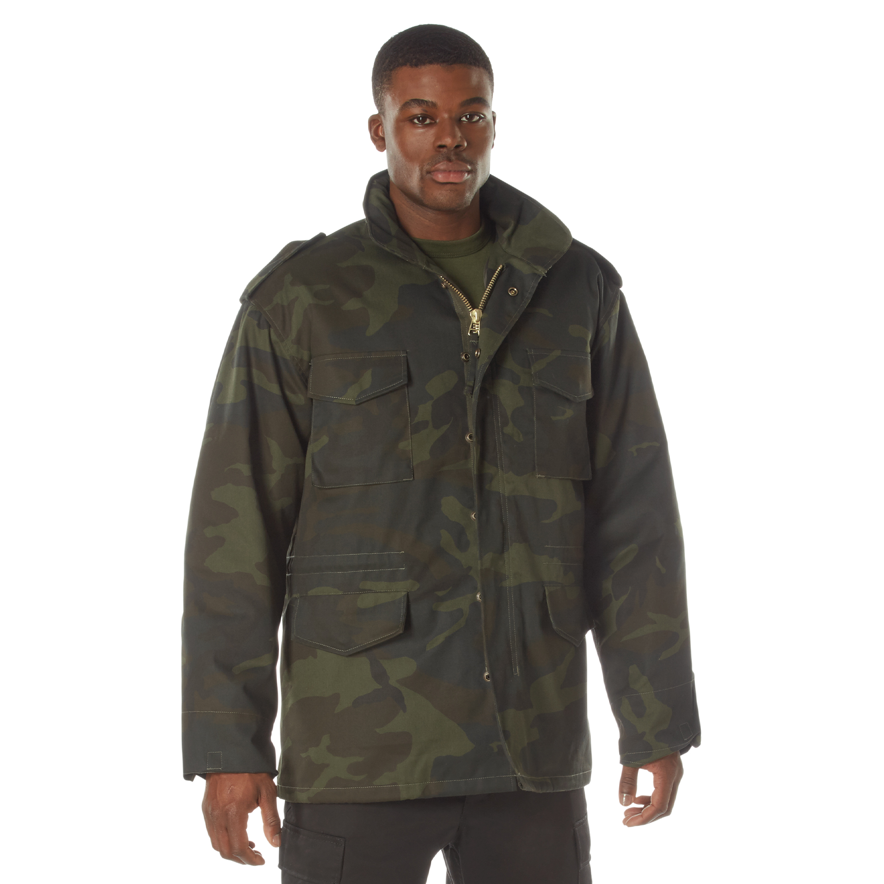 Rothco Rothco M-65 Field Jacket - Midnight Woodland Camo, 2X-Large