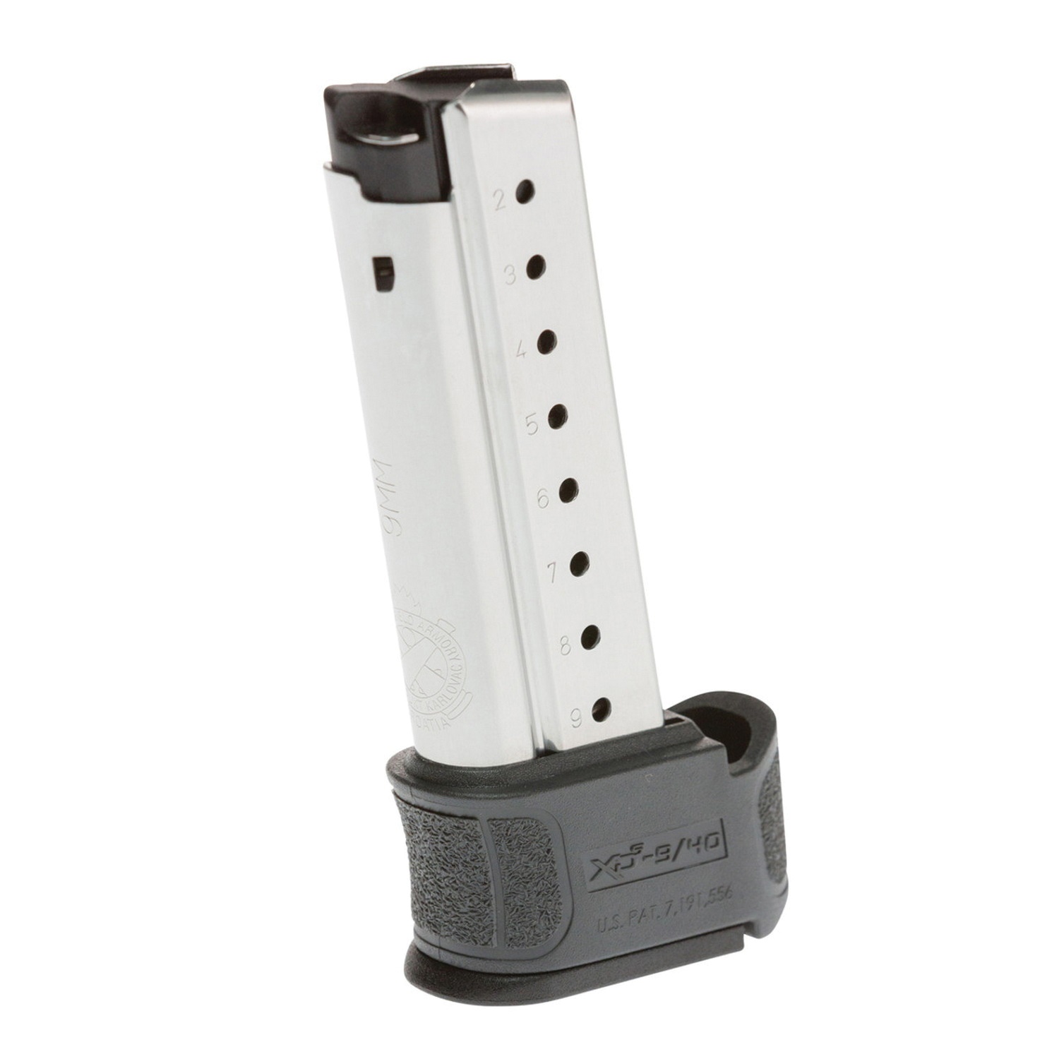 Springfield Armory 9rds 9mm Magazine, Gray - XDSG09061Y - Springfield Armory