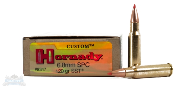 Hornady 6.8 SPC 120gr SST Custom Ammunition 20rds - 8347