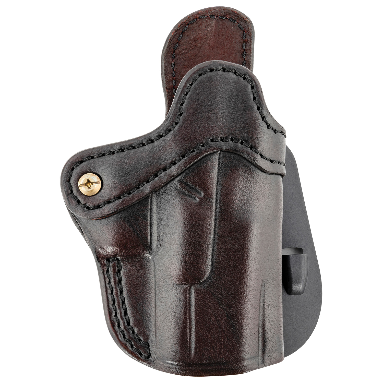 1791 Gunleather Optic Ready Glock 17 Leather OWB Holster Right 2.1, Signature Brown - ORPDH21SBRR - 1791 Gunleather