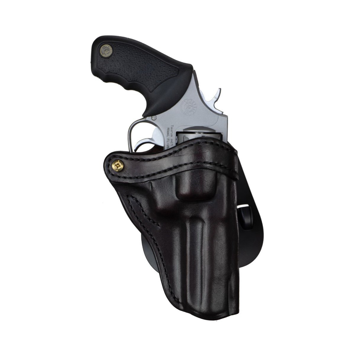 1791 Gunleather RVH2 Ruger GP100 Leather OWB Holster Right 02, Signature Brown - PDHR2SBRR - 1791 Gunleather