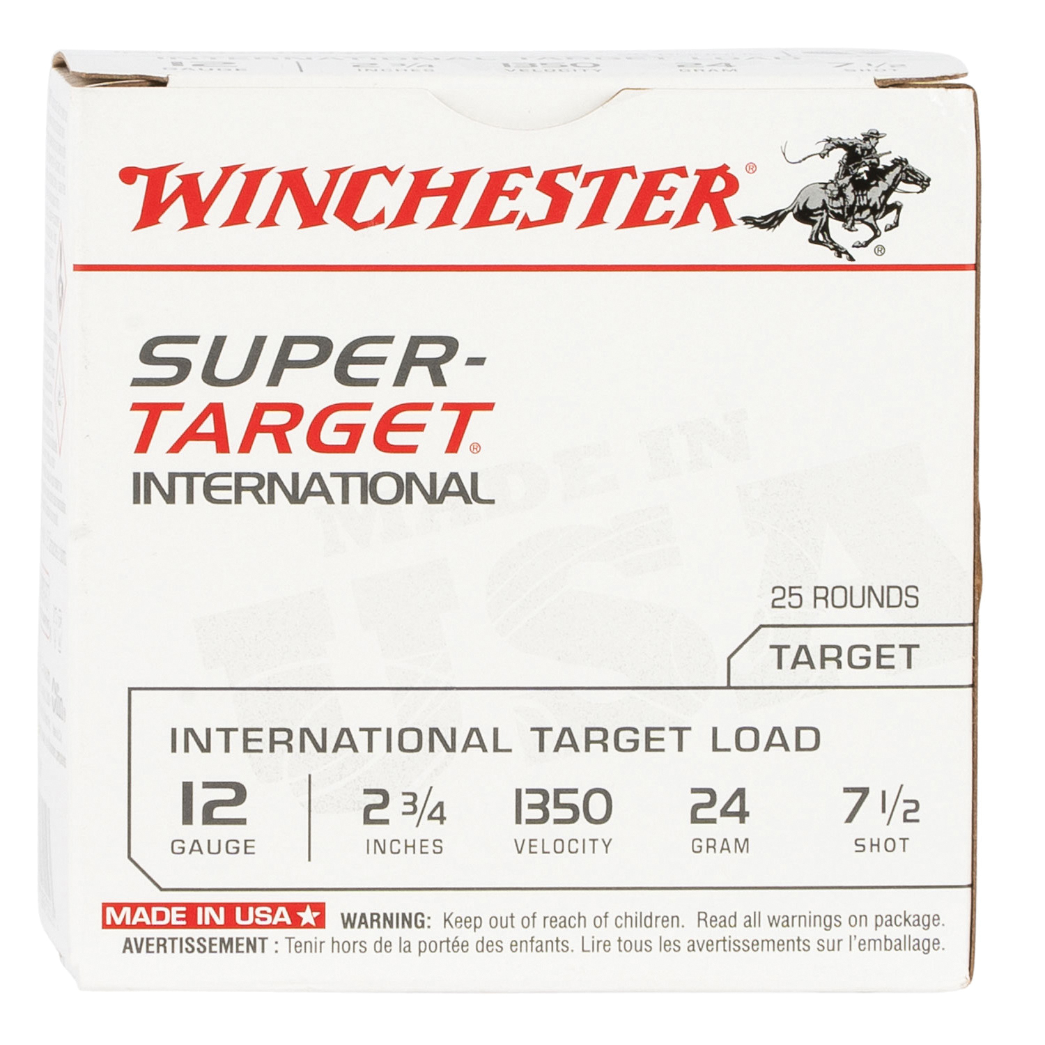 Winchester Super-Target Light Target 12 Gauge 2.75" #7.5 - 0.87 oz - 25rds - TRGT213507 - Winchester