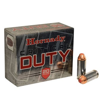 Hornady 10mm Auto 175gr FlexLock Critical Duty Ammunition, 20 Round Box - 91256 - Hornady