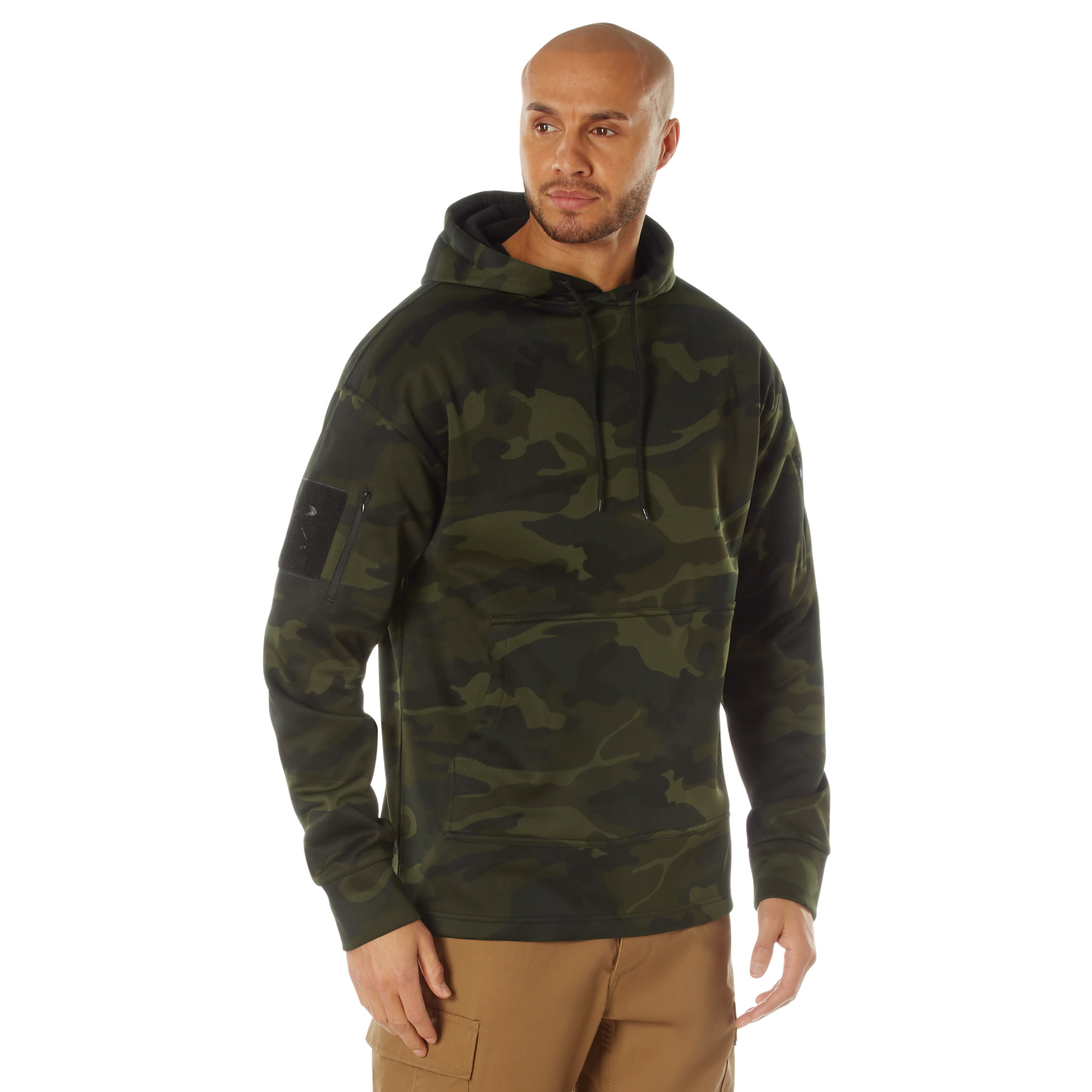 Rothco Rothco Concealed Carry Midnight Camo Hoodie - Midnight Woodland Camo, Medium