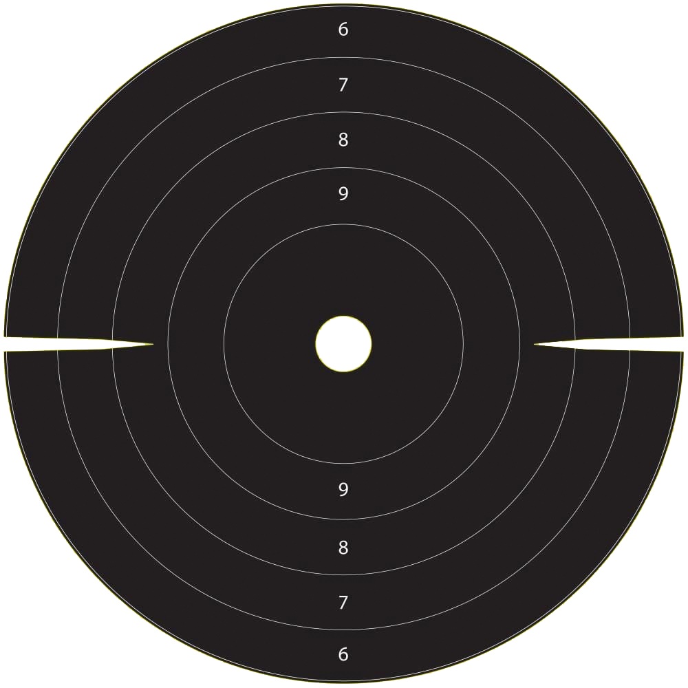 EZ Aim Splash Reactive Non-Adhesive Target, Black/Yellow, 12 Pack - 15214 - Ez Aim