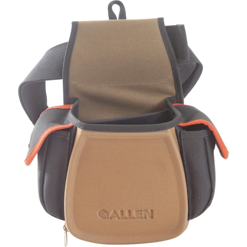 Allen Eliminator Pro PU Leather Double Compartment Shooting Bag, Black/Coffee/Copper - 8306 - Allen