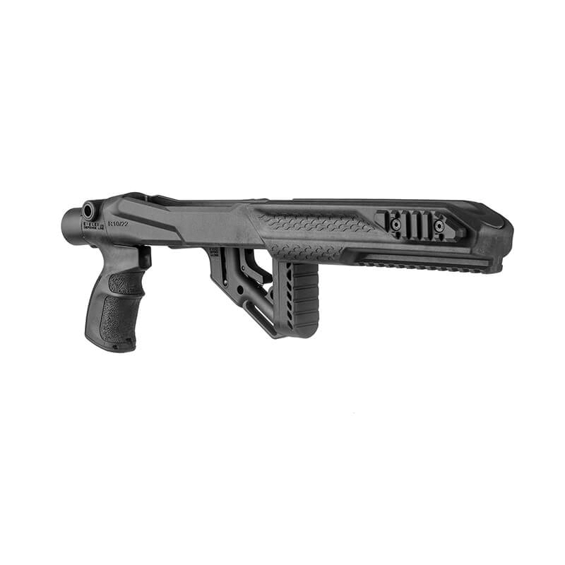 FAB Defense F.A.B. UAS R10/22 Precision Stock Conversion Kit for Ruger 10/22, Black - FXUASR1022B - Fab Defense