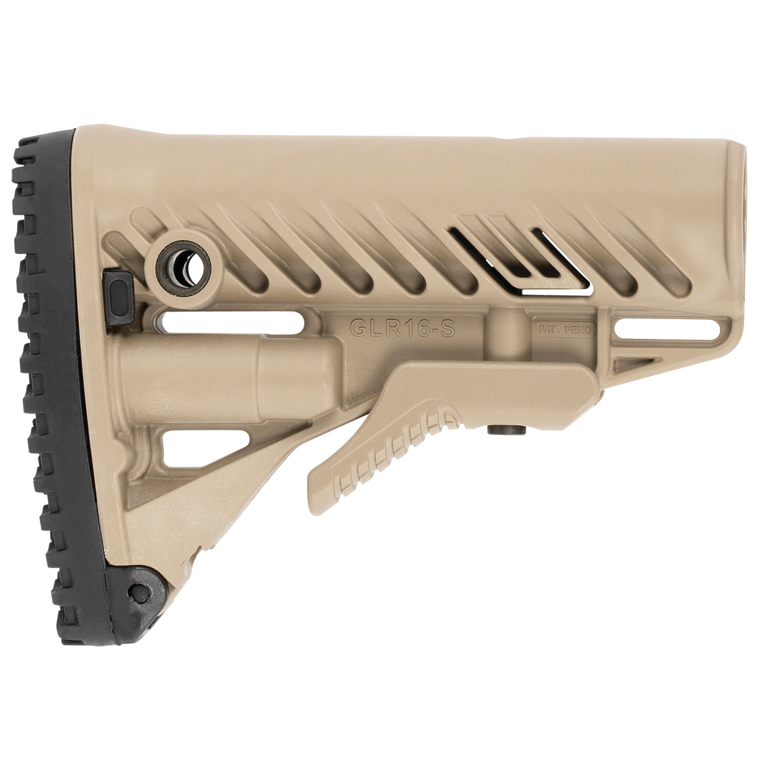 FAB Defense F.A.B. GLR-16 Buttstock for AR-15/M16, Flat Dark Earth - FXGLR16T - Fab Defense