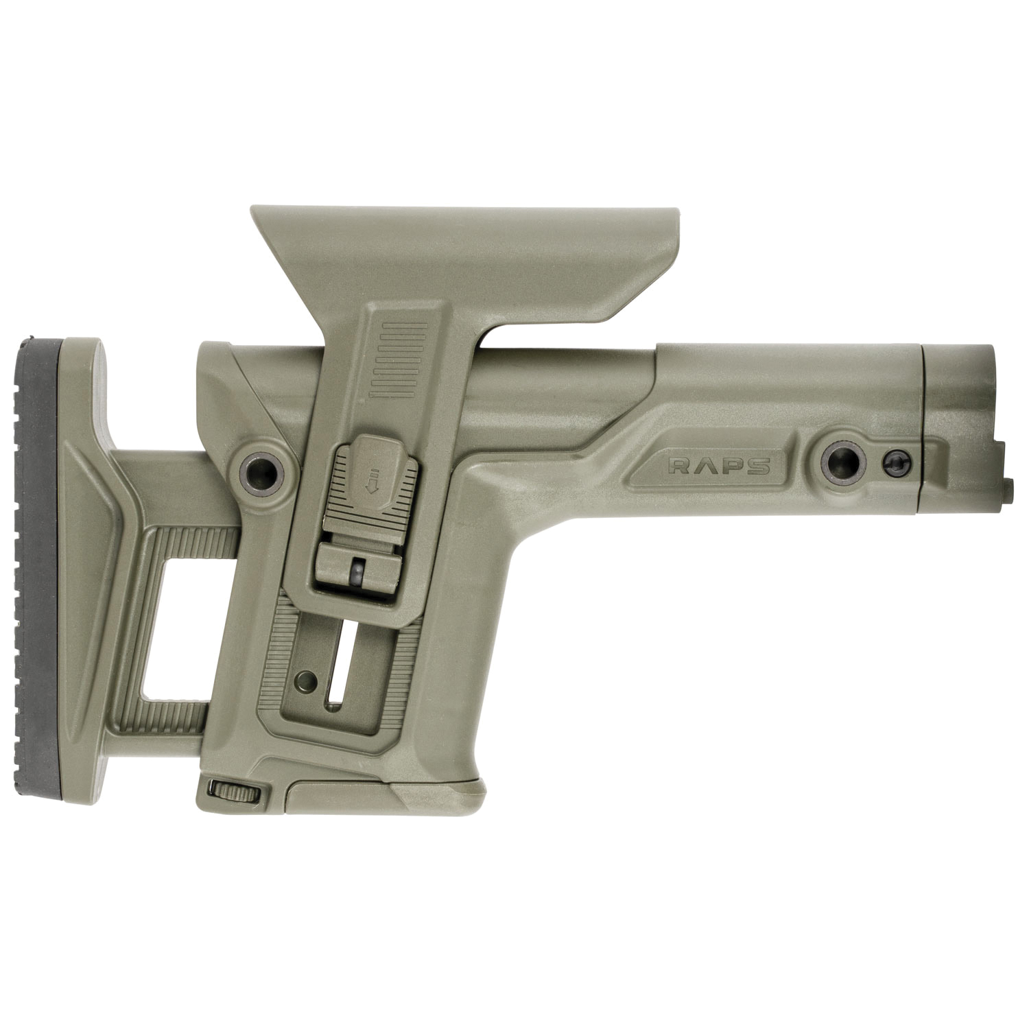 FAB Defense F.A.B. RAPS Rapid Adjustment Precision Stock for AR-Style, Olive Drab Green - FXRAPSG - Fab Defense