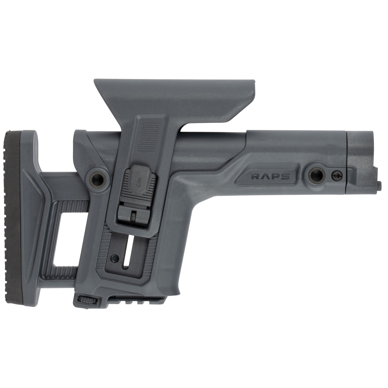 FAB Defense F.A.B. RAPS Rapid Adjustment Precision Stock for AR-15, Gray - FXRAPSGR - Fab Defense