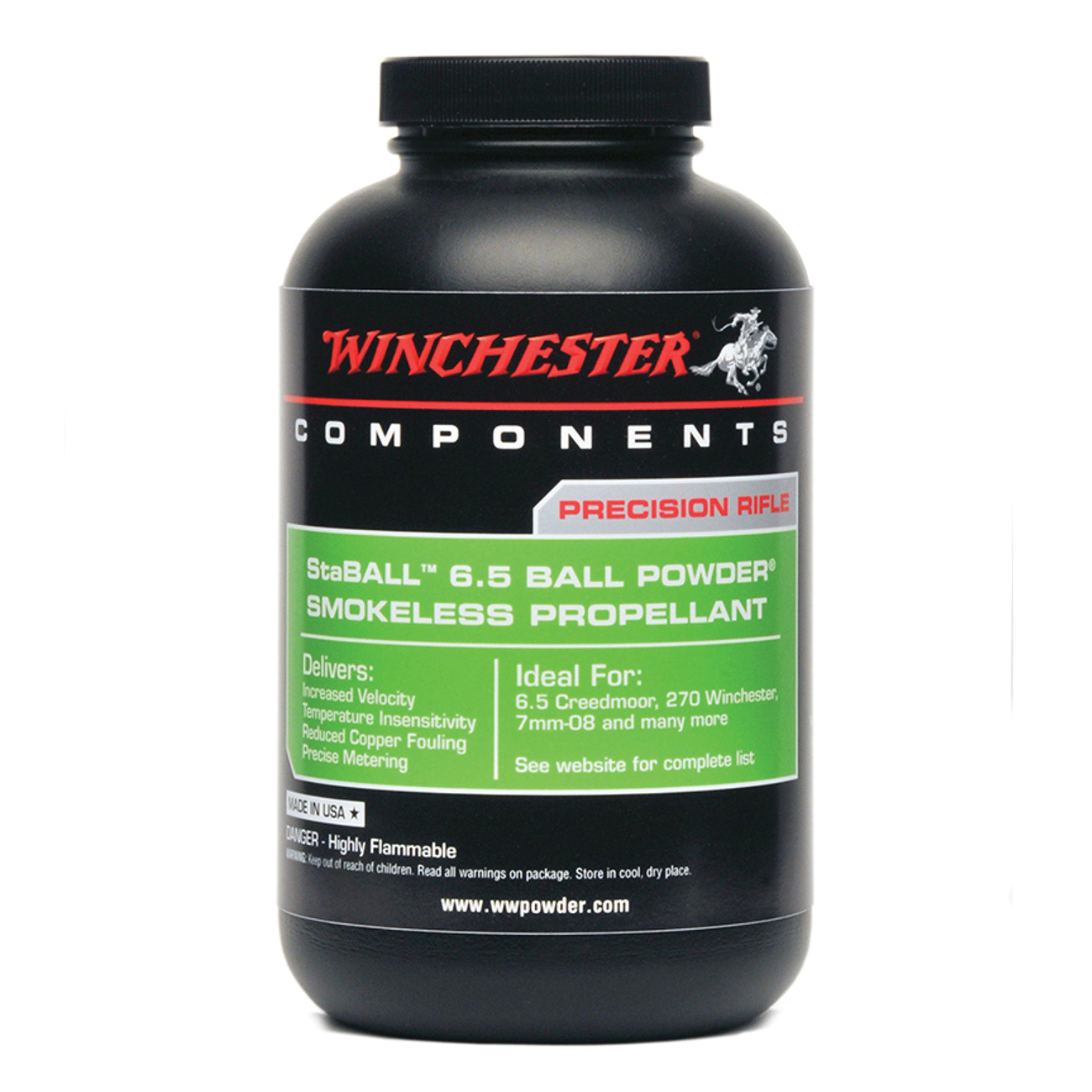 Winchester Staball 6.5 1 lb Rifle Powder - STABALL1 - Winchester