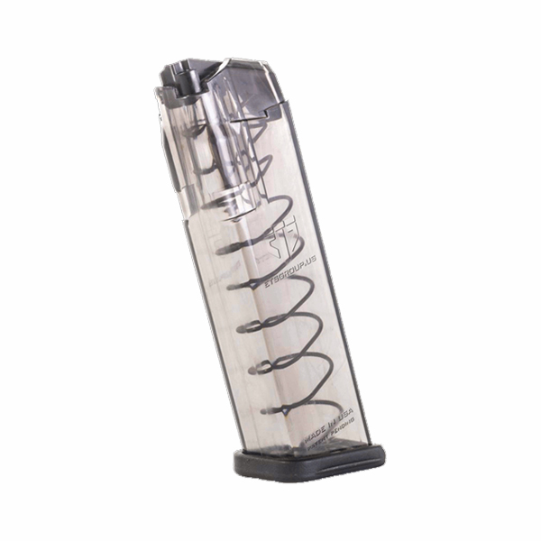 ETS Glock 17/17L/18/19/26 9mm 17 Round Capacity Magazine, Polymer - GLK-17 - Ets