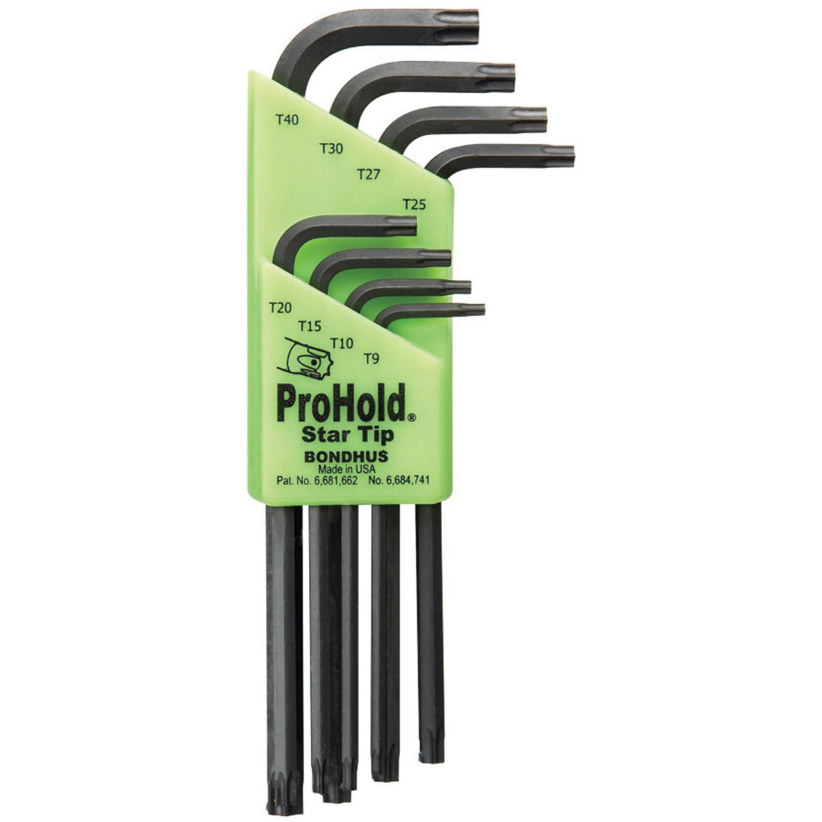 Bondhus ProHold/PHTX8 8-Piece Long Length Torx L-Wrench Set - Bondhus