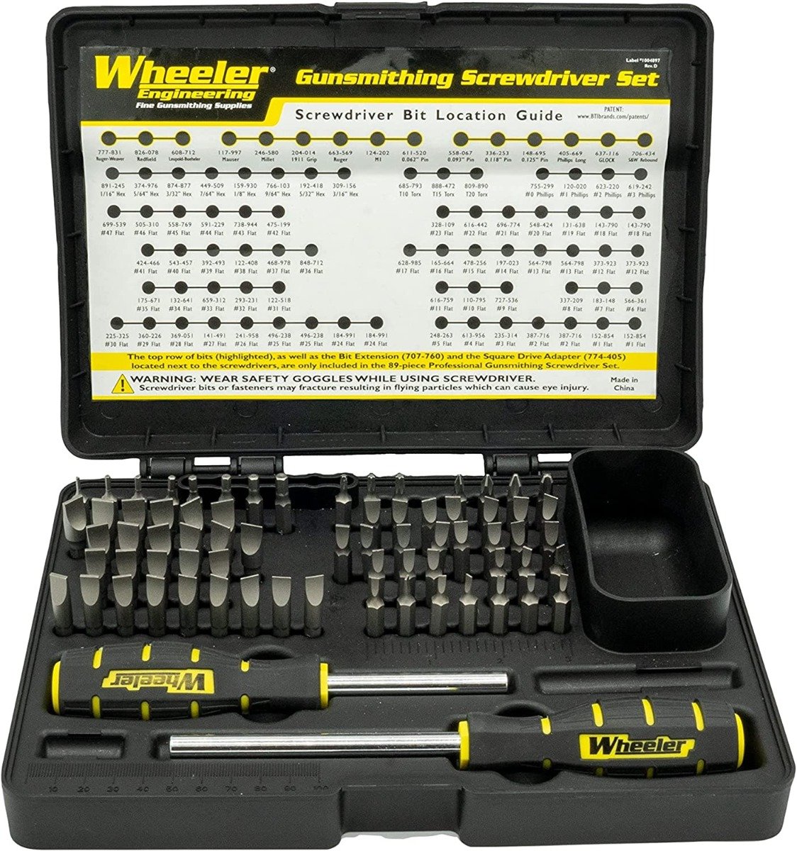 Wheeler 72-Piece Gunsmithing Screwdriver Kit 776737 - Tipton