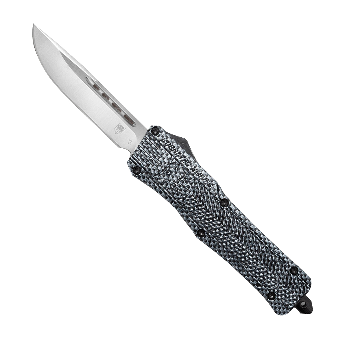 CobraTec Knives CTK-1 Large OTF Knife Serrated Drop Point - LCFCTK-1LDS - Cobratec Knives Llc