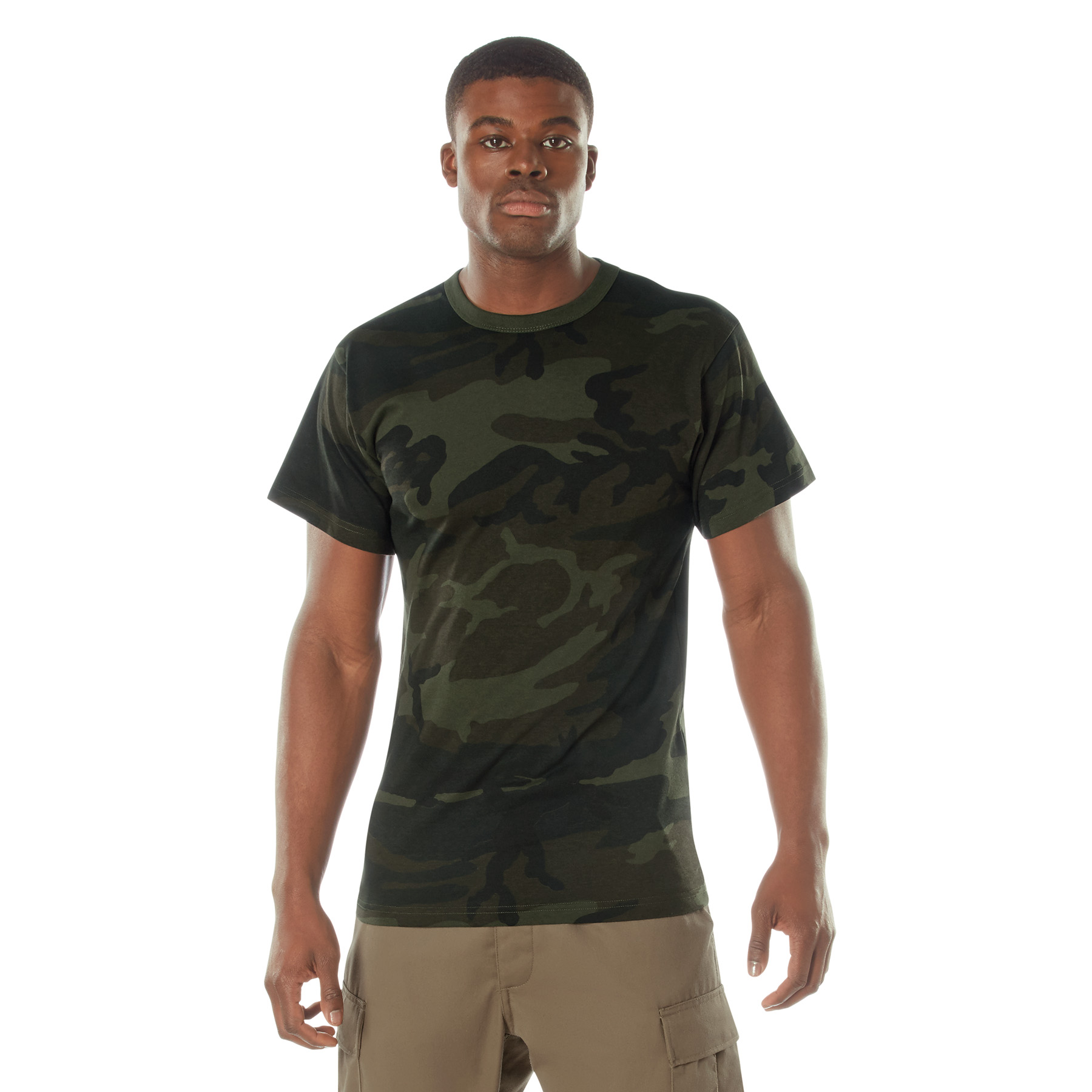 Rothco Rothco Midnight Camo T-Shirt - Midnight Woodland Camo, Medium