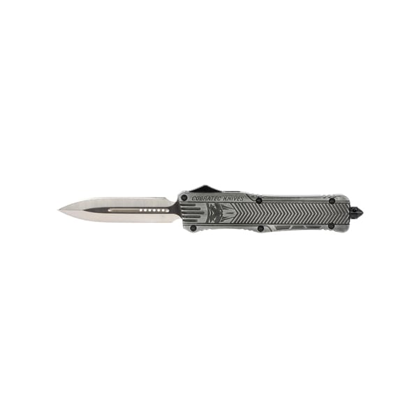 CobraTec Knives CTK-1 Large Plain Edge OTF Knife Dagger, Stonewashed - LSWCTK-1LFAGNS - Cobratec Knives Llc