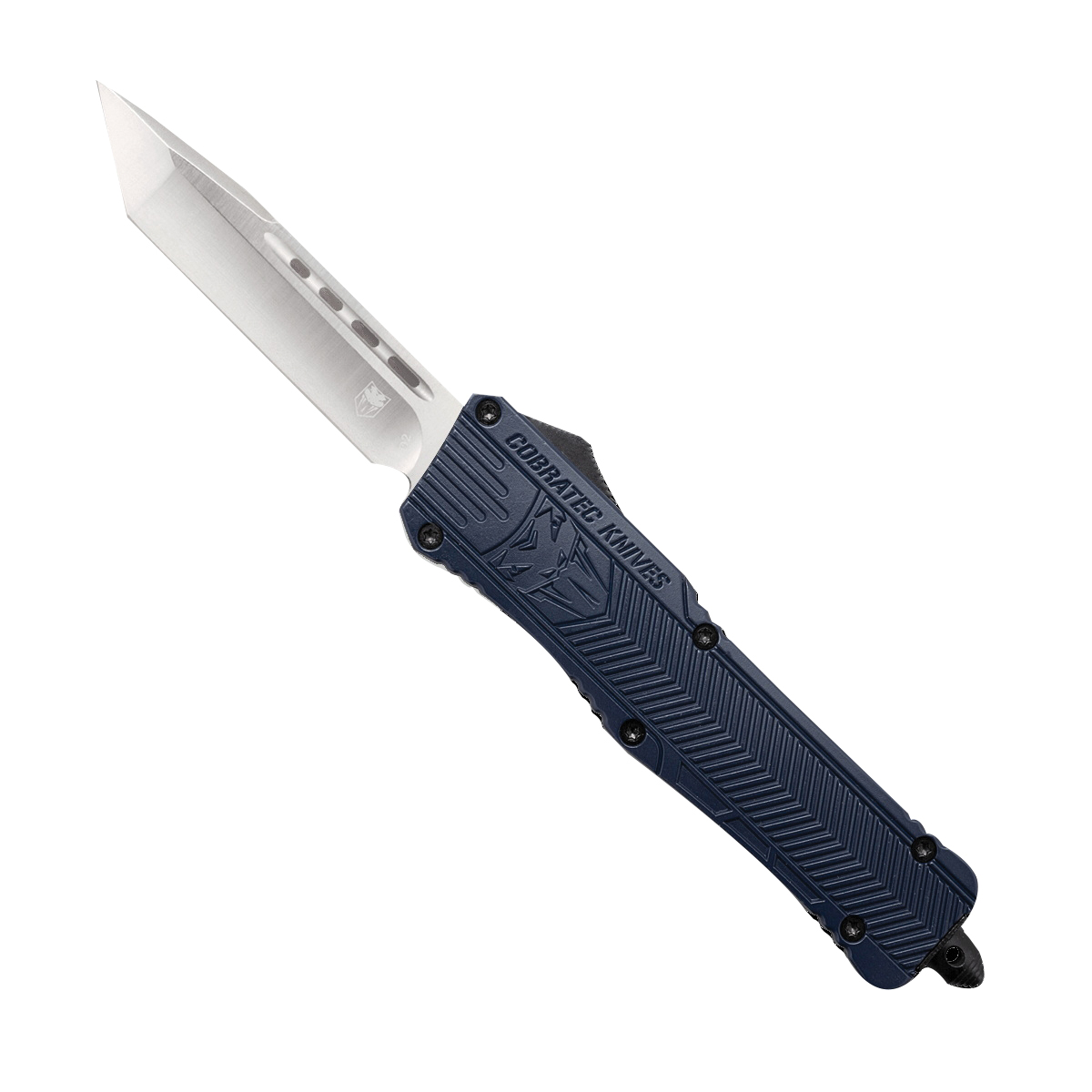 CobraTec Knives CTK-1 Large Tanto OTF Knife, NYPD Blue - LNYCTK-1LTNS - Cobratec Knives Llc