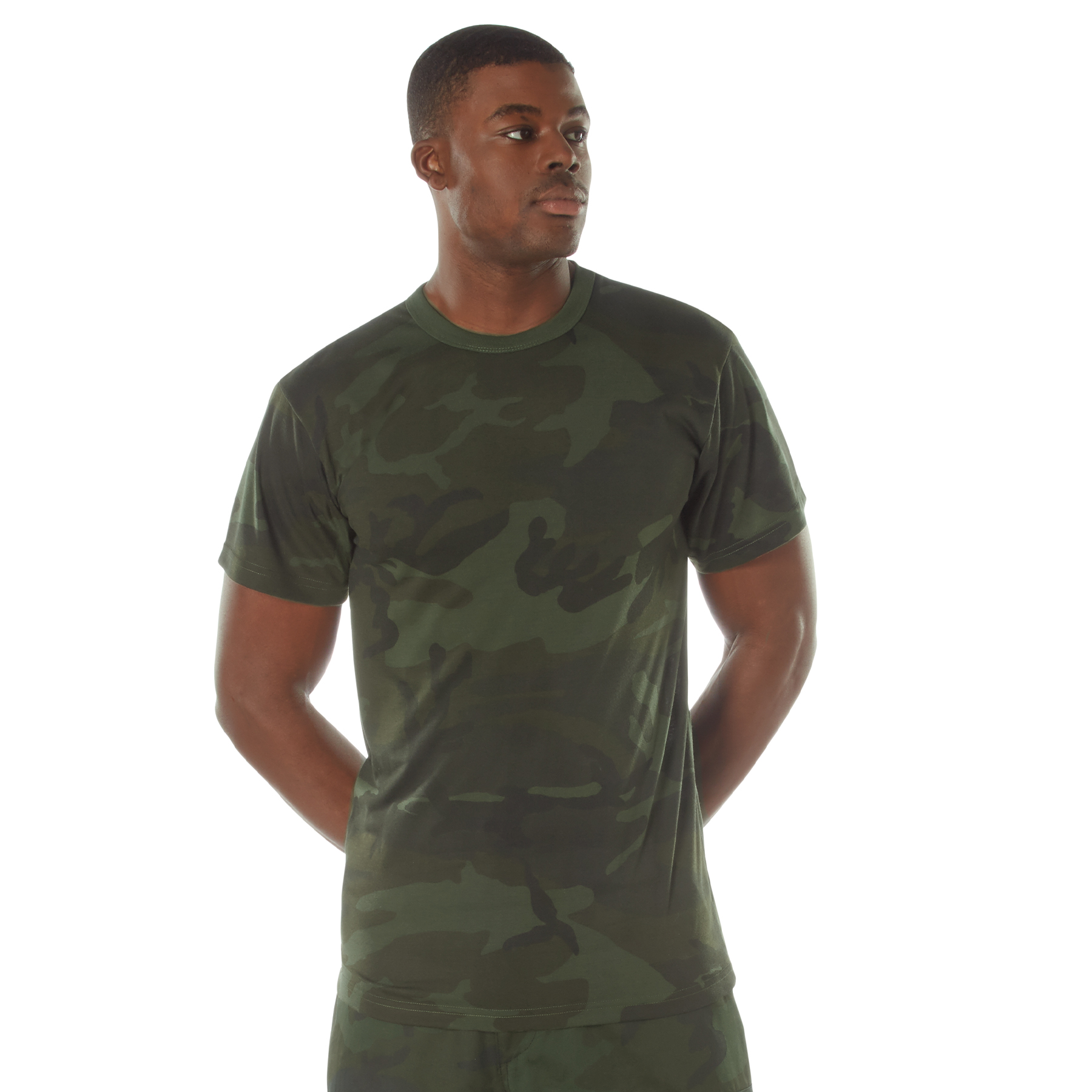 Rothco Rothco Midnight Camo Moisture Wicking T-Shirt - Midnight Woodland Camo, Small