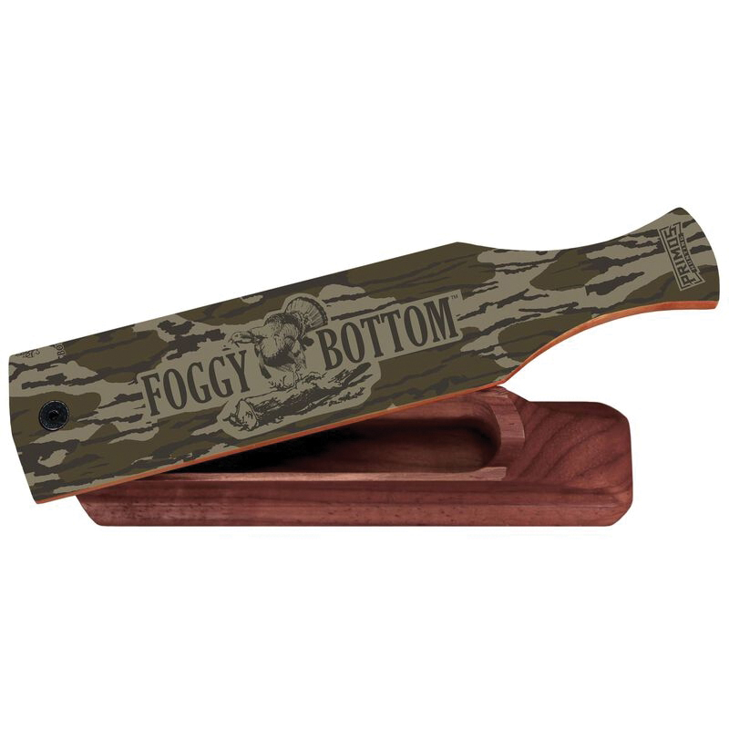Primos Foggy Bottom Turkey Box Call, Mossy Oak Original Bottomland Camouflage - Primos