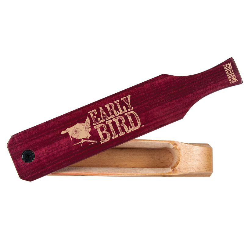 Primos Early Bird Turkey Box Call, Natural Walnut/Purple Heart - Primos