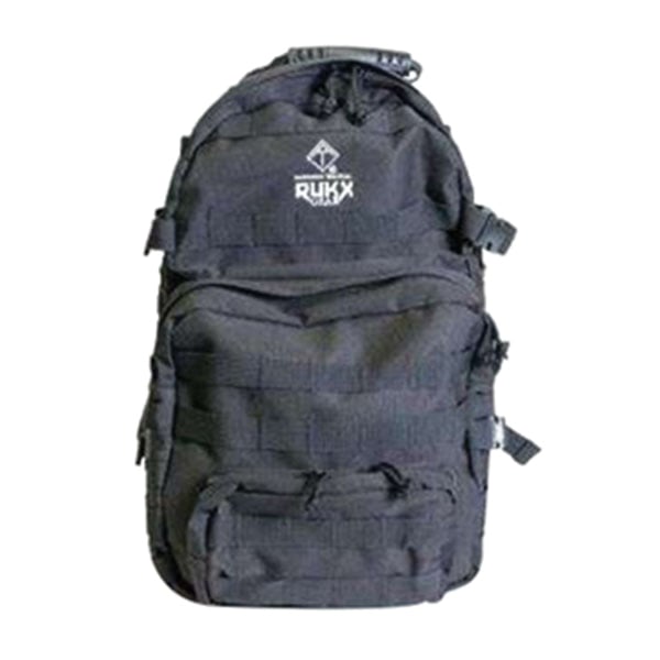 Rukx Gear Tactical 600D Polyester 3 Day Backpack - Black for Extended Missions - ATICT3DB - Rukx Gear