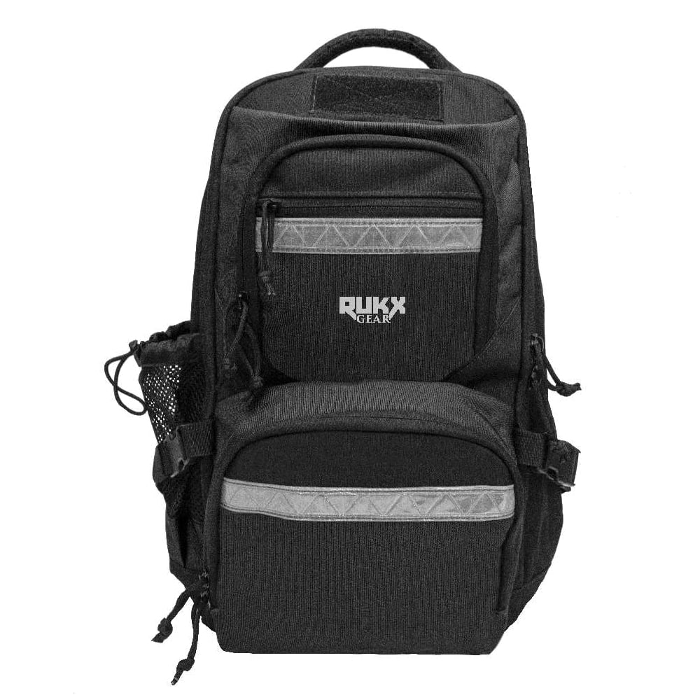 Rukx Gear Survivor 600D Polyester Backpack - Black for Outdoor Survival Enthusiasts - ATICTSURB - Rukx Gear