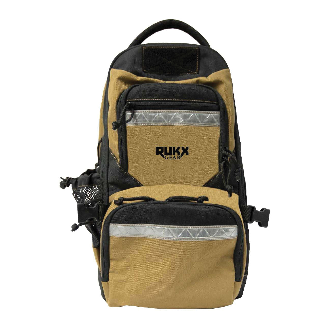 Rukx Gear Survivor 600D Polyester Backpack - Tan for Rugged Outdoor Adventures - ATICTSURT - Rukx Gear