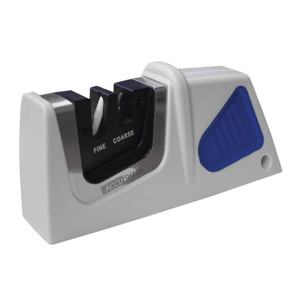 AccuSharp Diamond Honed Tungsten Carbide Compact Pull Through Sharpener - Blue/White - 080C - Accusharp
