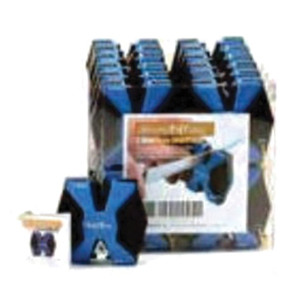 AccuSharp SharpNEasy Ceramic Stone 24-Piece 2-Step Knife Sharpener - Black/Blue - 334CD - Accusharp
