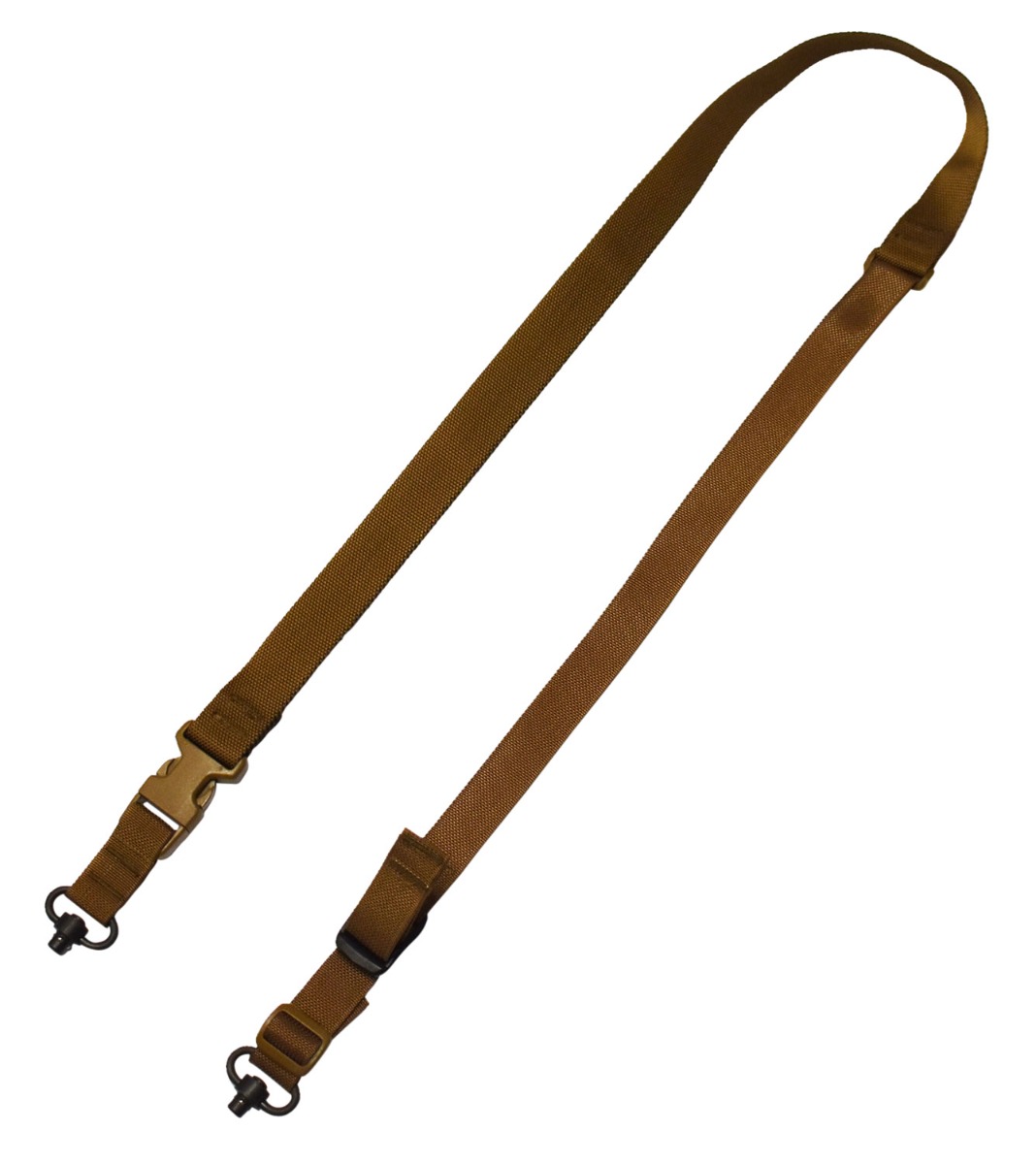 Tacshield Tactical Sling Coyote Tan Webbing Two-Point/Fast Adjust Rifle/Shotgun - Tac Shield