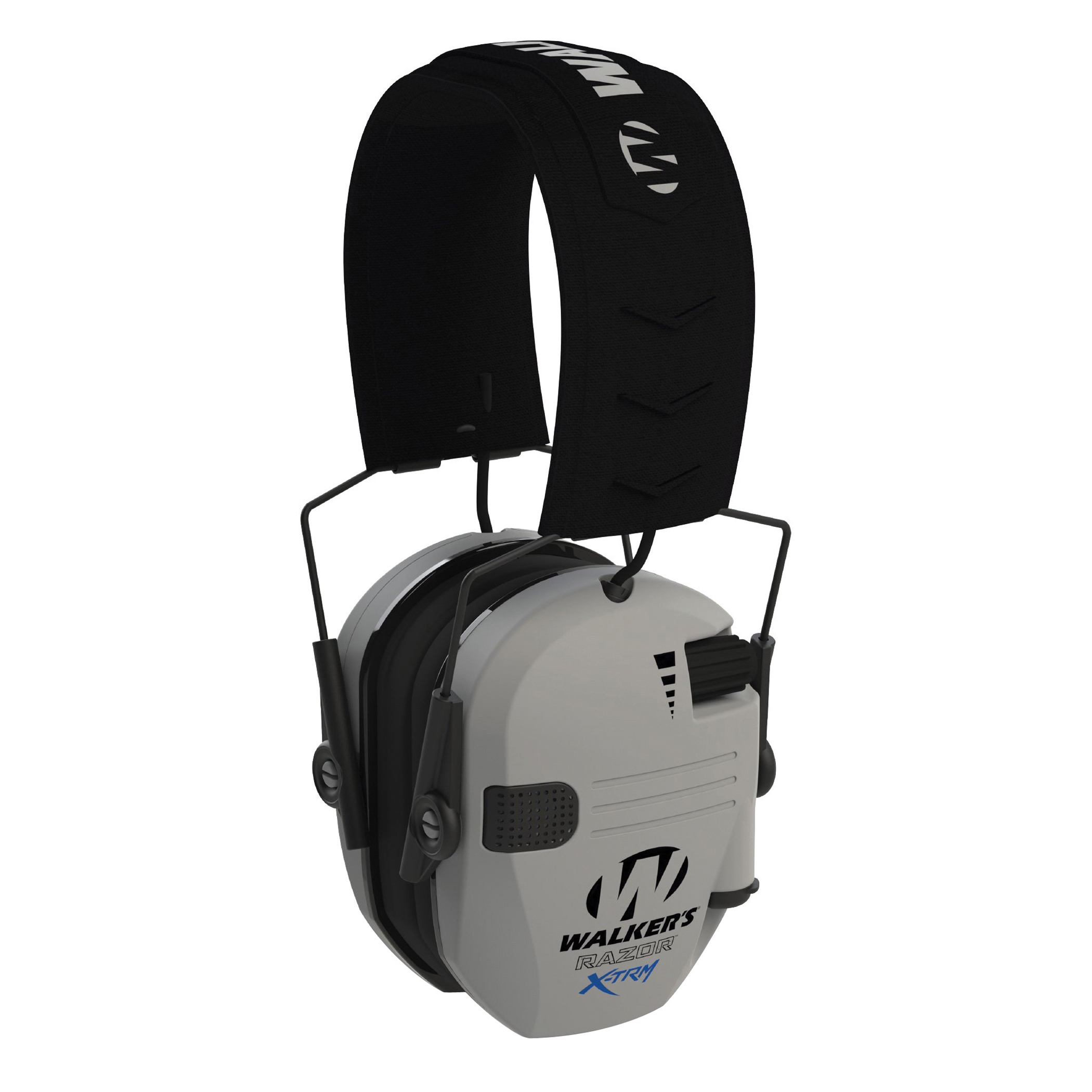 Walker Razor X-TRM Digital Polymer Earmuff 21 dB, Black/Gray - GWP-XDRSEM-G - Walkers Game Ear