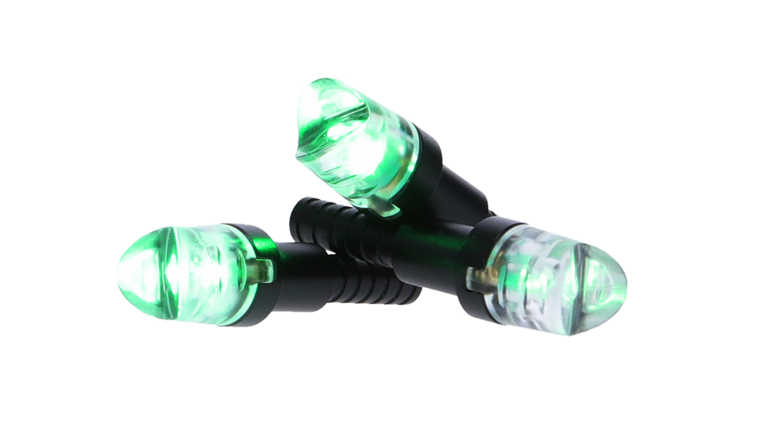 NAP NAPILLNGR Thunderglo Illuminated Nock Green Polycarbonate Aluminum Shaft 6 Pack