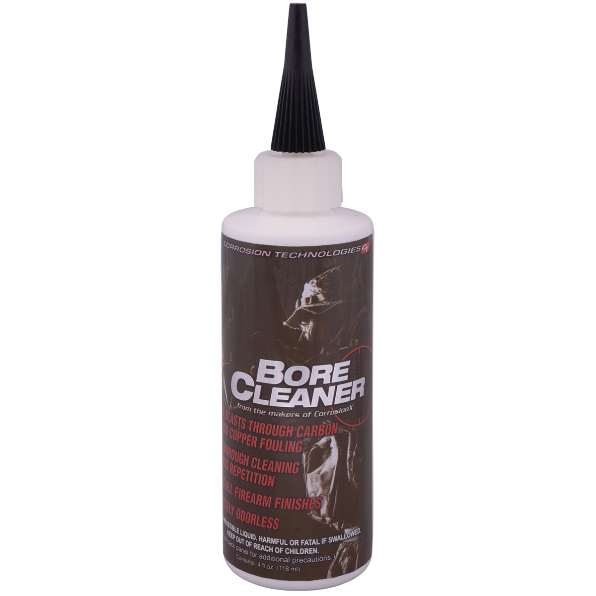 Corrosionx Bore Cleaner 4 fl oz Dropper Bottle - Precision Firearm Care - 50020 - Corrosionx