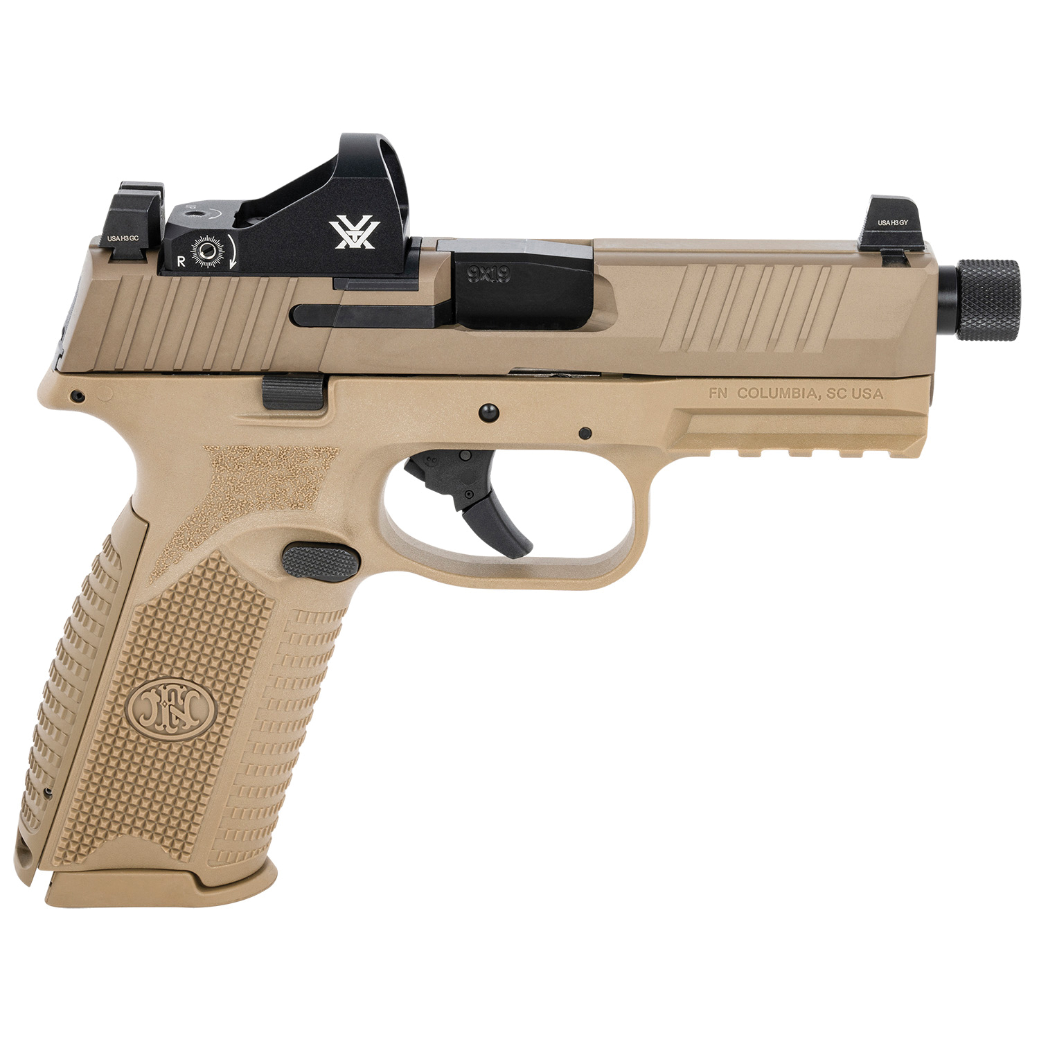 FN America 509 9mm 4.50" 17rds, 24rds, Flat Dark Earth - 66100845 - Fnh