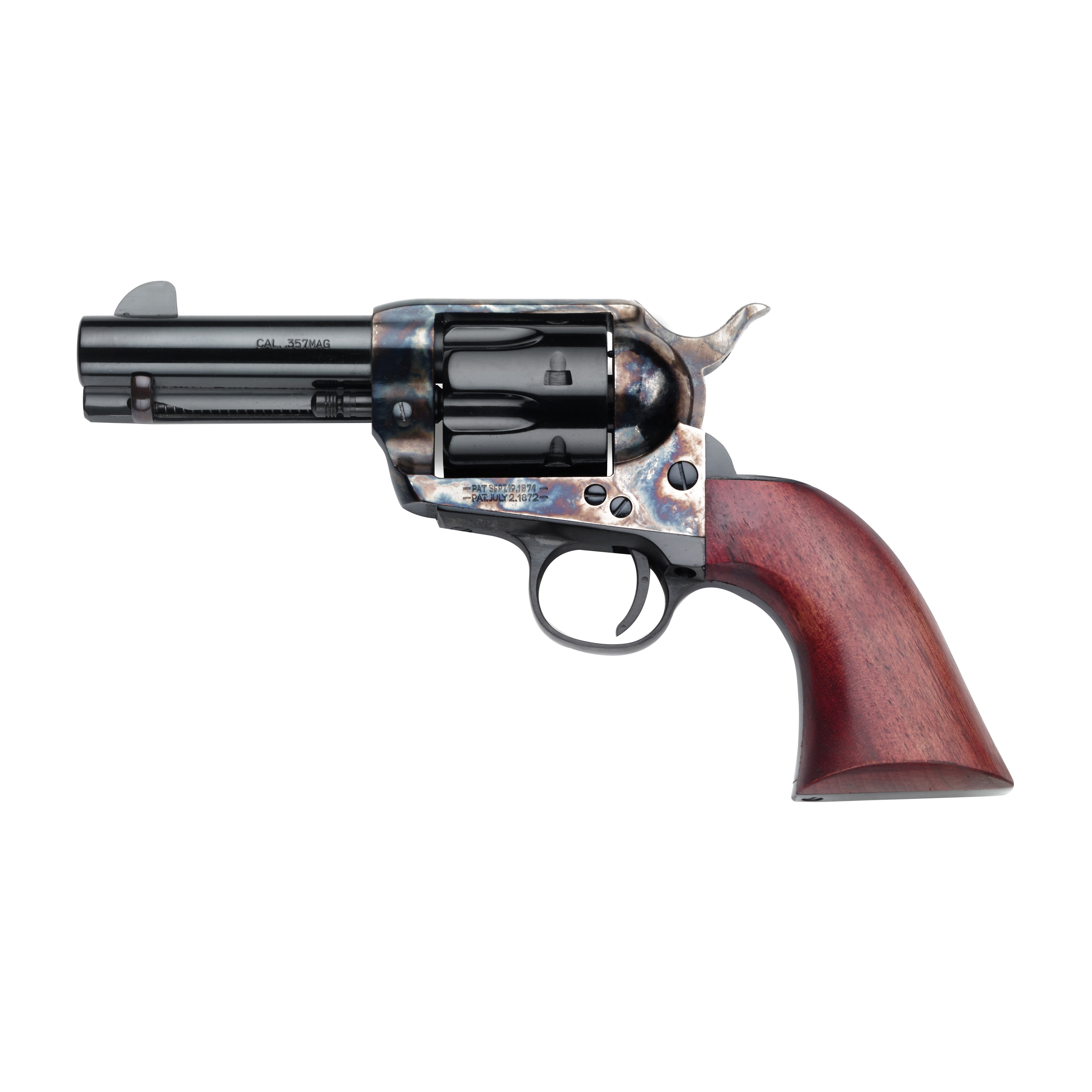 Pietta 1873 GW II Posse .357 Magnum Revolver 3.50" 6rds, Color Case Hardened - HF357CHS312NM - Pietta