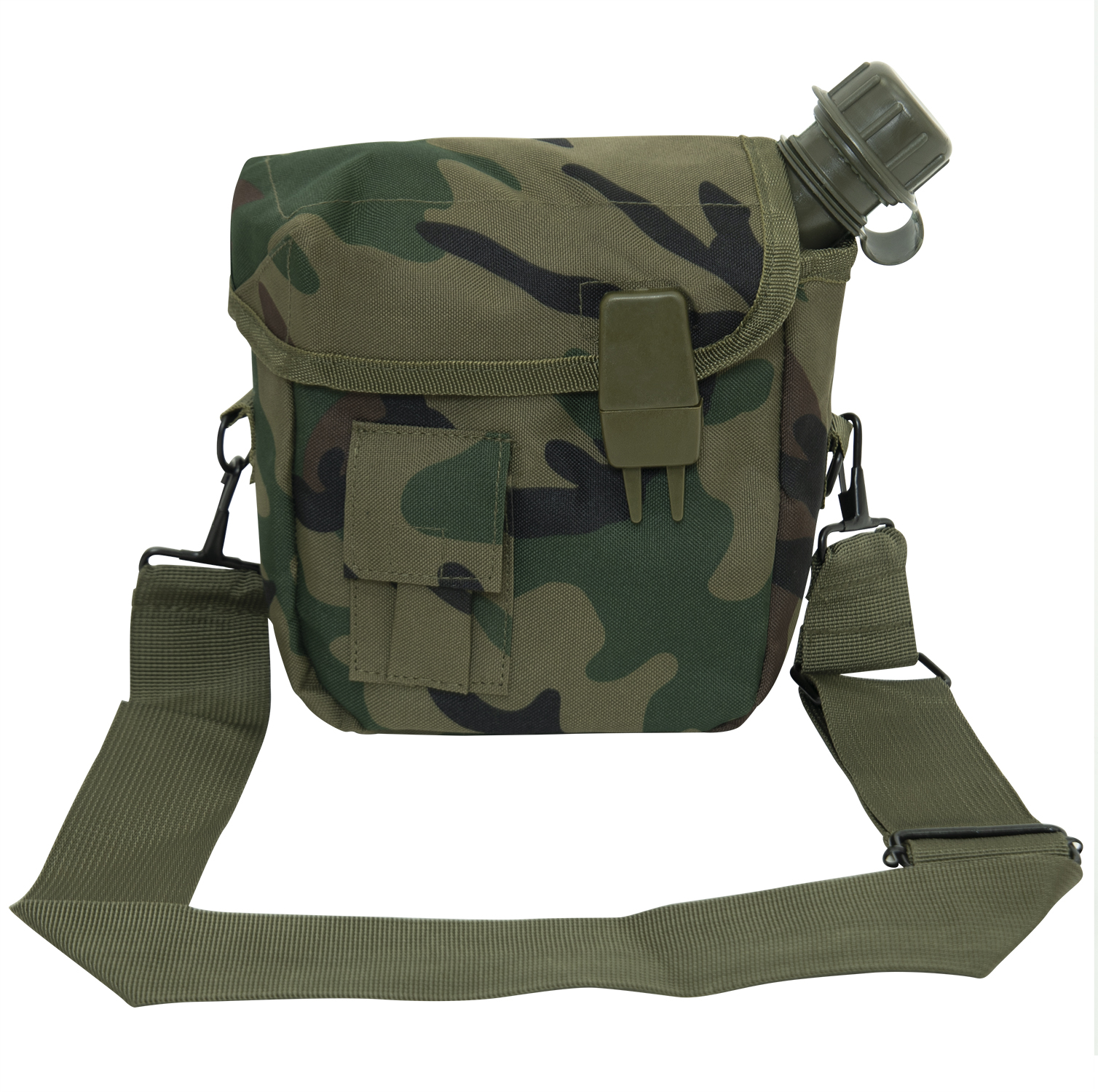 Rothco Rothco G.I. Type 2 Qt. Bladder Canteen Cover - Woodland Camo