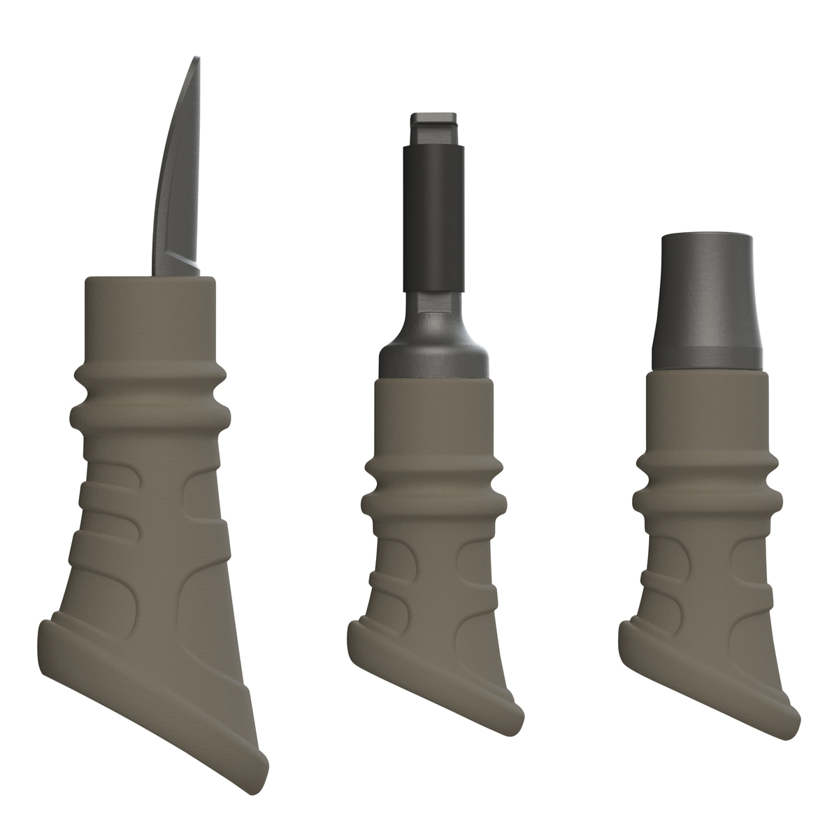 FoxPro Furaker Pack Field Coyote/Fawn/Jackrabbit Hand Call Combo, Tan - Foxpro