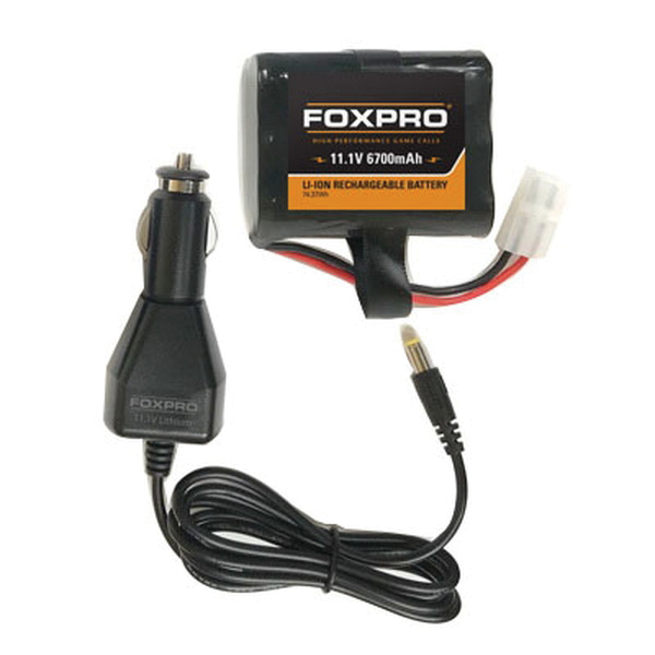 Power Up Your Foxpro Calls with High Capacity Battery Kit - 11.1 V/6700 mAh - EXTBATTCHGRAKE - Foxpro