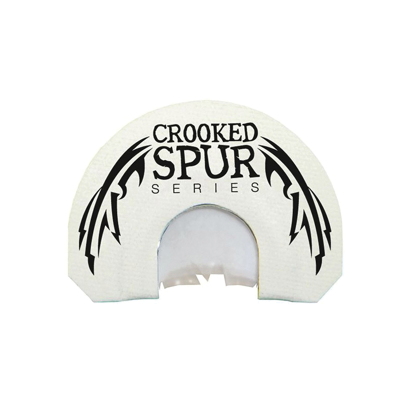 FoxPro Crooked Spur White V-Cut Slash Turkey Mouth Game Call, White
