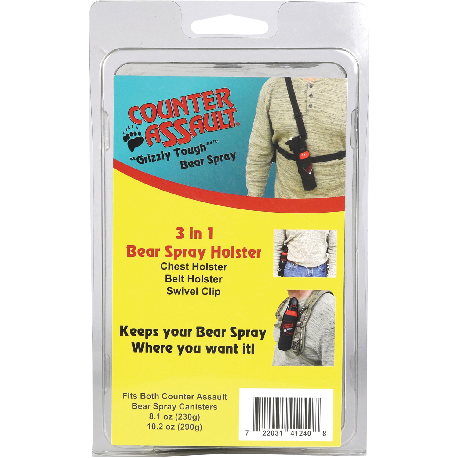 Adventure Medical Kits Bear Spray Nylon Holster, Black - 15067044 - Adventure Medical Kits