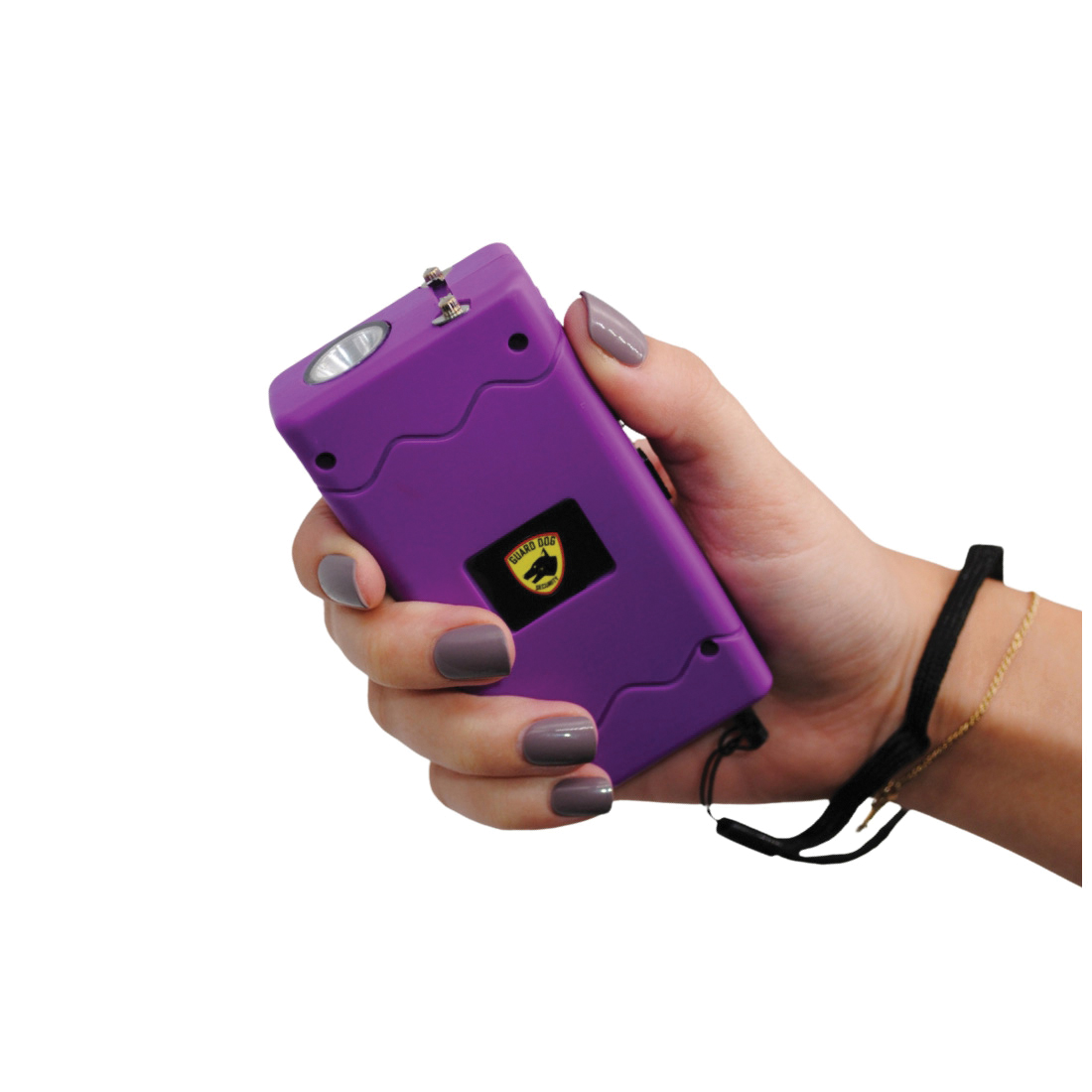 Guard Dog Disabler 2" x 4" Stun Gun w/LED Flashlight, Purple - Guard Dog
