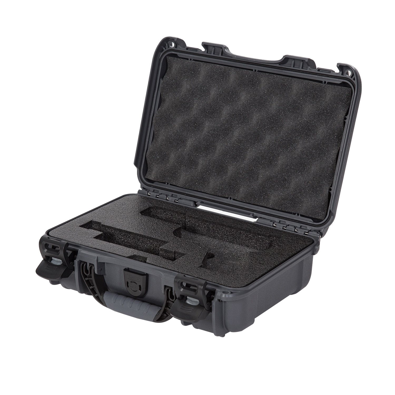 Nanuk 909 NK-7 Resin Gun Case - Graphite - Ultimate Protection for Firearms - 909-GLOCK7 - Nanuk