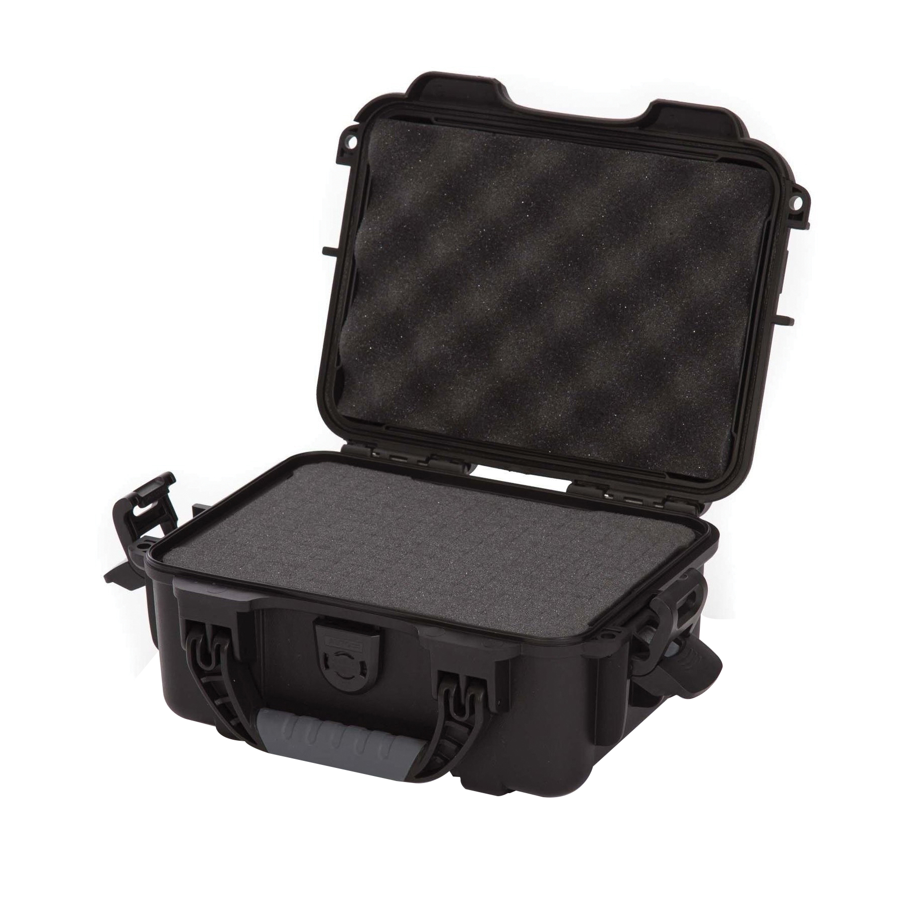 Nanuk 904 NK-7 Resin Case with Cubed Foam Small - Black - Secure Small Items - 904-1001 - Nanuk