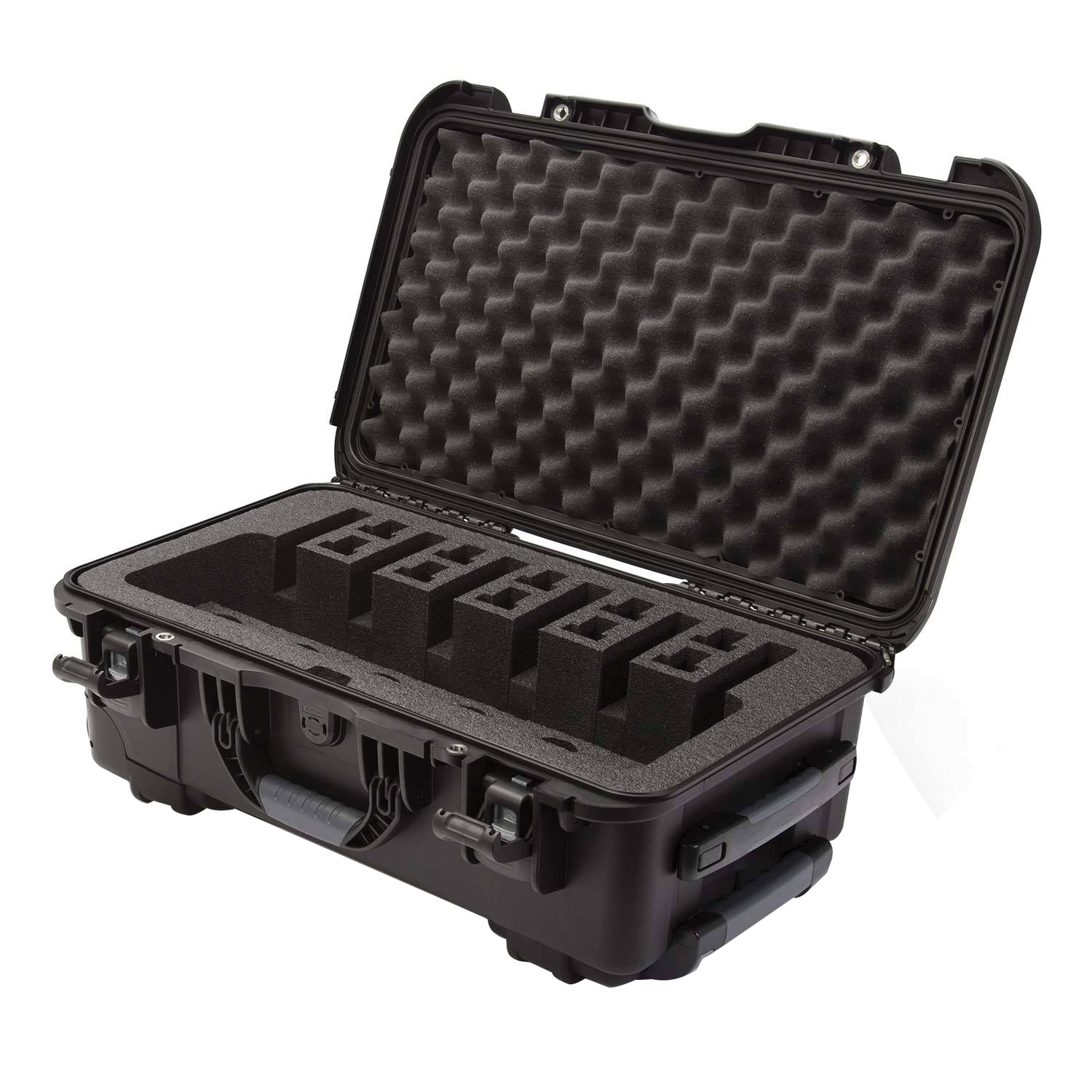 Nanuk 935 NK-7 6 UP Gun Resin Case with Cubed Foam - Secure Your Weapons in Black - 935-6UP1 - Nanuk