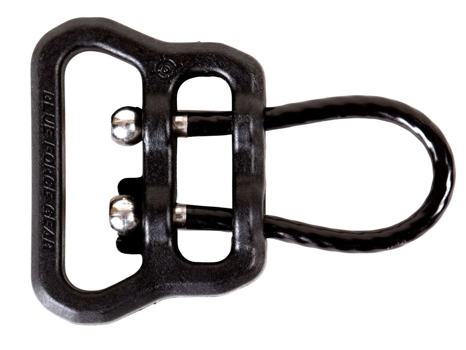 Blue Force Gear 1.25" Universal Sling Mount U-Loop, Nylon Coated Black - UWL-UL1-125-BK