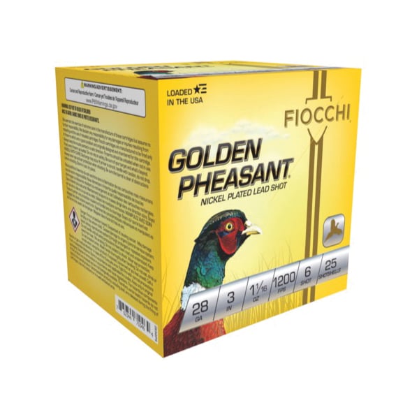 Fiocchi Golden Pheasant 28 Gauge 3" #5 - 1.06 oz - 25rds - 283GP5