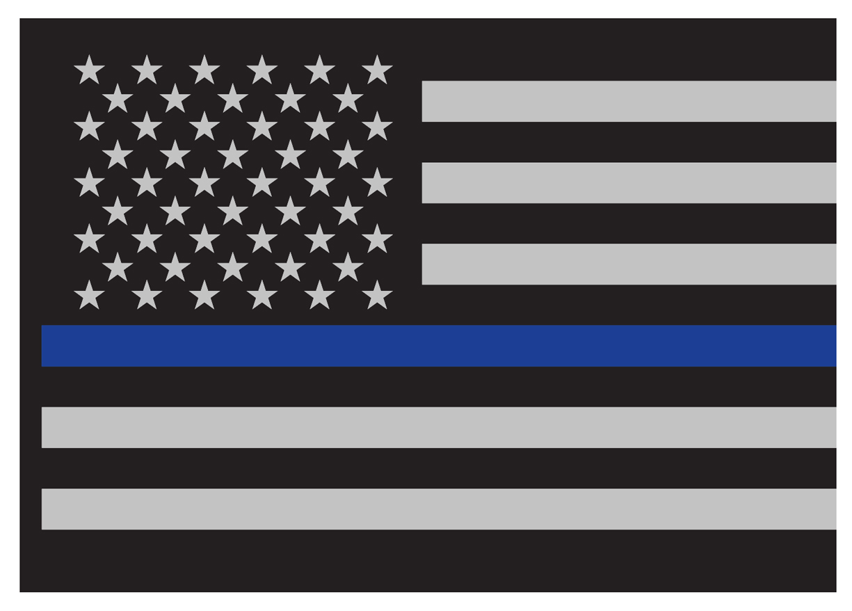 Rothco Rothco Thin Blue Line Flag Decal